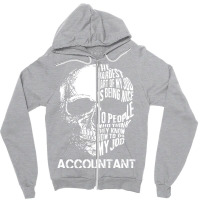 Accountant 80s Nature Zipper Hoodie | Artistshot