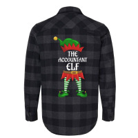 Accountant Elf Family Matching Group Christmas Party Stars Flannel Shirt | Artistshot