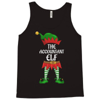 Accountant Elf Family Matching Group Christmas Party Stars Tank Top | Artistshot