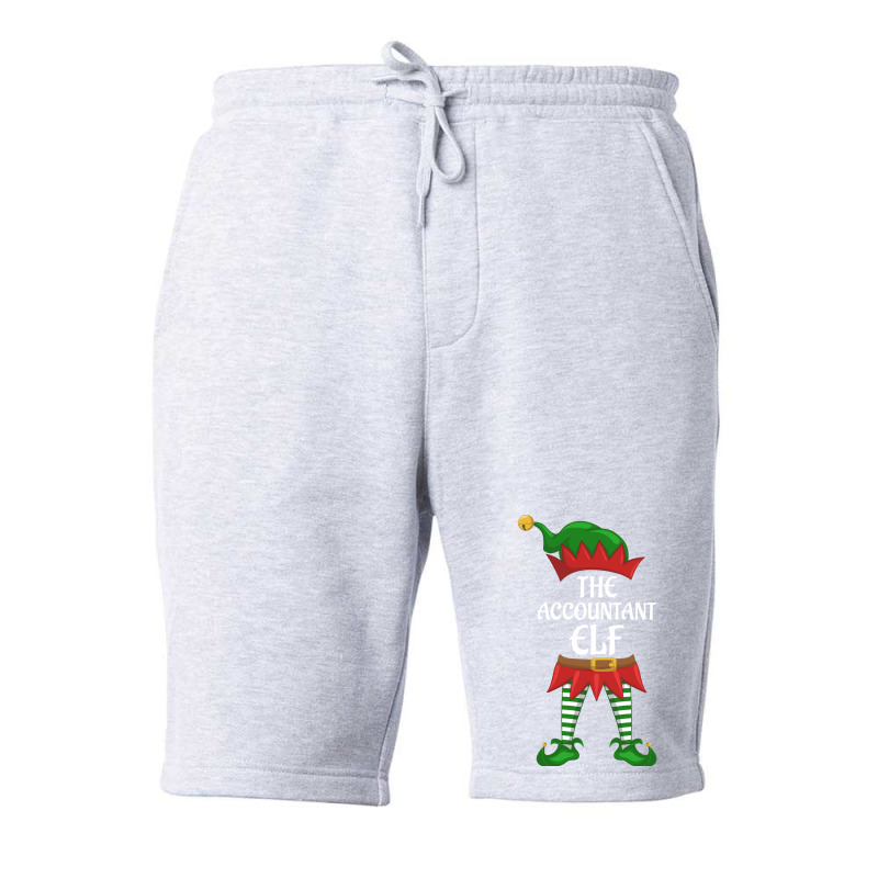 Accountant Elf Family Matching Group Christmas Party Stars Fleece Short | Artistshot