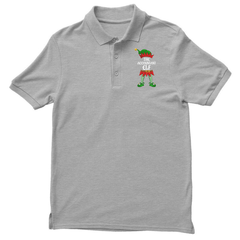 Accountant Elf Family Matching Group Christmas Party Stars Men's Polo Shirt | Artistshot