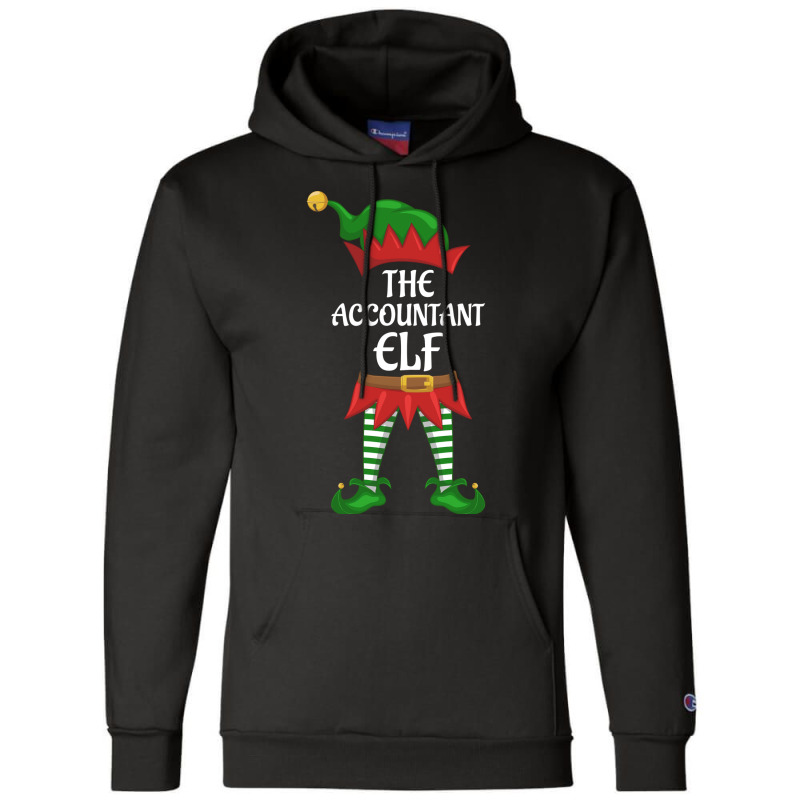 Accountant Elf Family Matching Group Christmas Party Stars Champion Hoodie | Artistshot