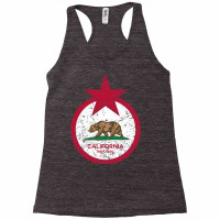 California Republic Us Flag Racerback Tank | Artistshot