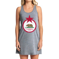 California Republic Us Flag Tank Dress | Artistshot