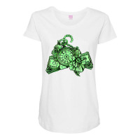 Time Is Money T Shirt Maternity Scoop Neck T-shirt | Artistshot