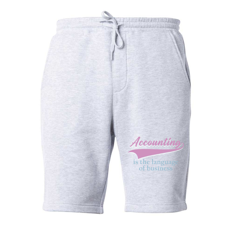 Accounting Is The Language Of Business Girl Fleece Short | Artistshot