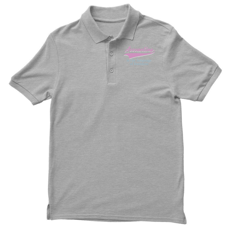 Accounting Is The Language Of Business Girl Men's Polo Shirt | Artistshot