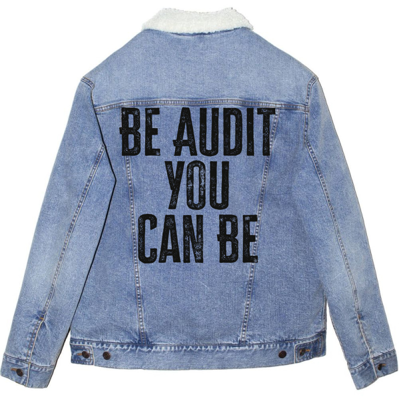 Be Audit You Can Be Green Unisex Sherpa-lined Denim Jacket | Artistshot