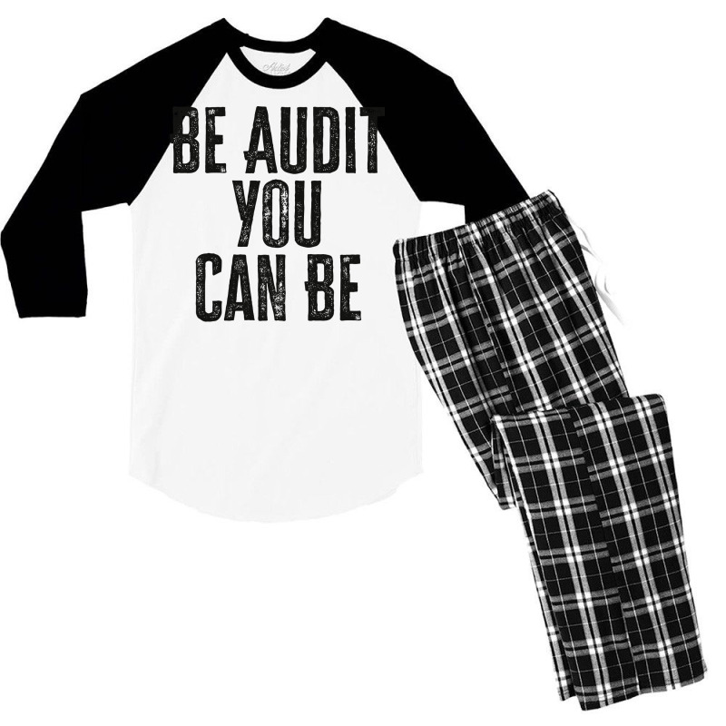 Be Audit You Can Be Green Men's 3/4 Sleeve Pajama Set | Artistshot