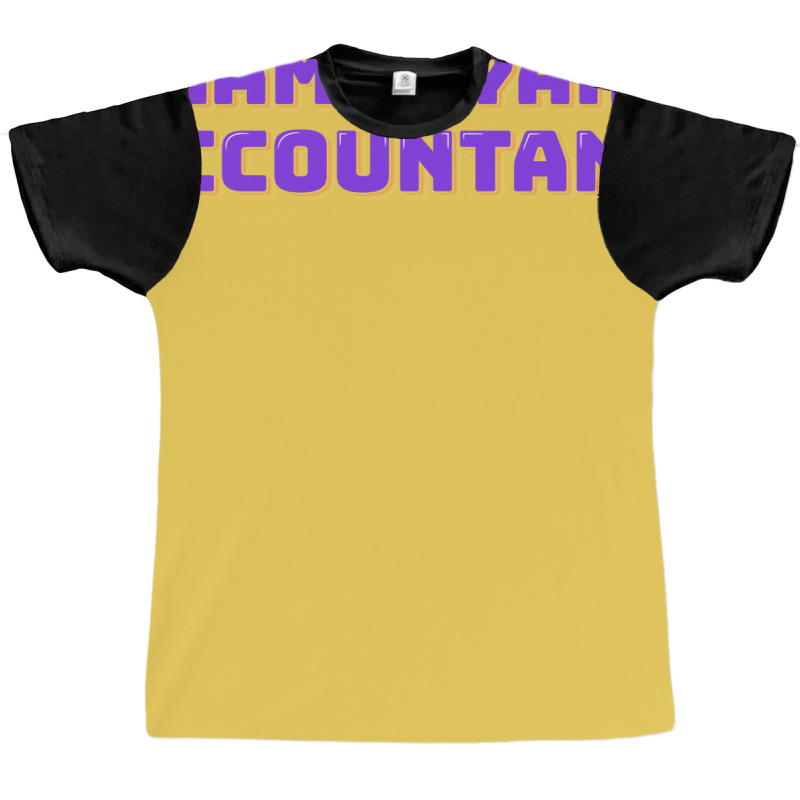 Flamboyant Accountant Nostalgia Graphic T-shirt | Artistshot