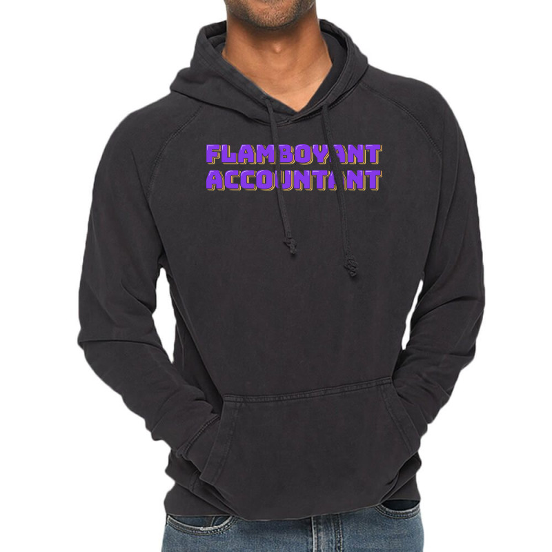 Flamboyant Accountant Nostalgia Vintage Hoodie | Artistshot