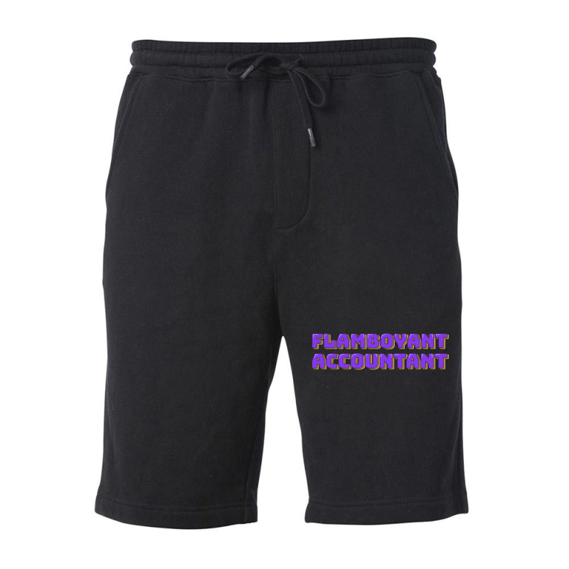 Flamboyant Accountant Nostalgia Fleece Short | Artistshot