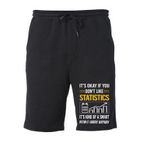 Funny Smart People 02 Statistics 80s Fleece Short | Artistshot