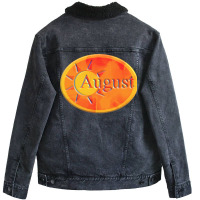 August Humor Unisex Sherpa-lined Denim Jacket | Artistshot