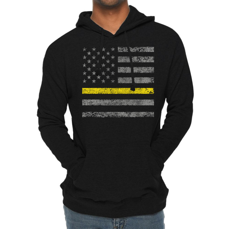 Dispatcher 911 Operator United States Flag Dispatcher Lightweight Hoodie | Artistshot