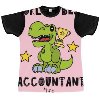 Funny Accountant Best Greawtest Dinosaur T Rex Tyrannosaurus Cute 70s Graphic T-shirt | Artistshot