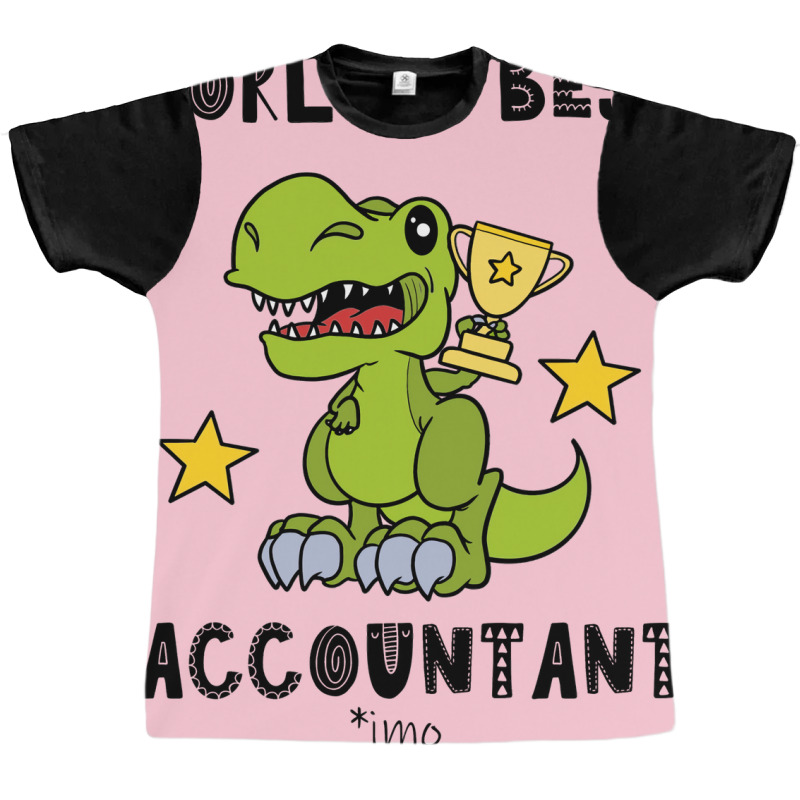 Funny Accountant Best Greawtest Dinosaur T Rex Tyrannosaurus Cute 70s Graphic T-shirt | Artistshot