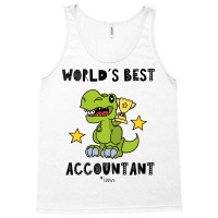 Funny Accountant Best Greawtest Dinosaur T Rex Tyrannosaurus Cute 70s Tank Top | Artistshot