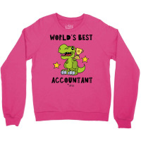 Funny Accountant Best Greawtest Dinosaur T Rex Tyrannosaurus Cute 70s Crewneck Sweatshirt | Artistshot