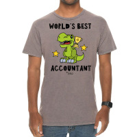 Funny Accountant Best Greawtest Dinosaur T Rex Tyrannosaurus Cute 70s Vintage T-shirt | Artistshot