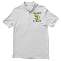 Funny Accountant Best Greawtest Dinosaur T Rex Tyrannosaurus Cute 70s Men's Polo Shirt | Artistshot