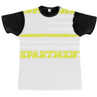 Dispatcher 911 Thin Gold Yellow Line Gift Graphic T-shirt | Artistshot