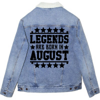 August Music Unisex Sherpa-lined Denim Jacket | Artistshot