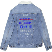 Funny Accountant Funny Unisex Sherpa-lined Denim Jacket | Artistshot