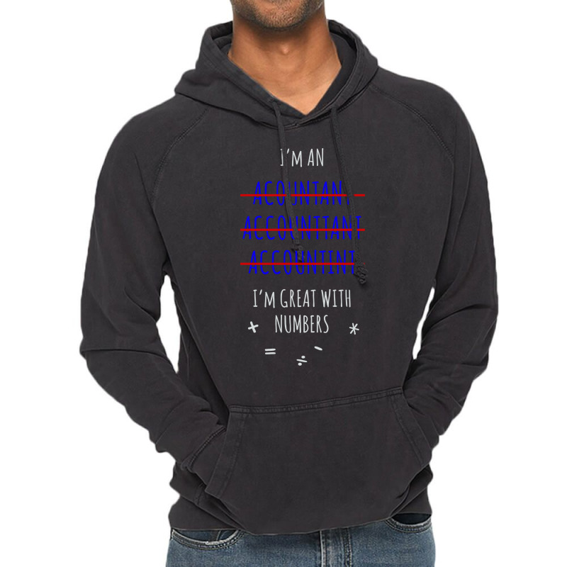 Funny Accountant Funny Vintage Hoodie | Artistshot