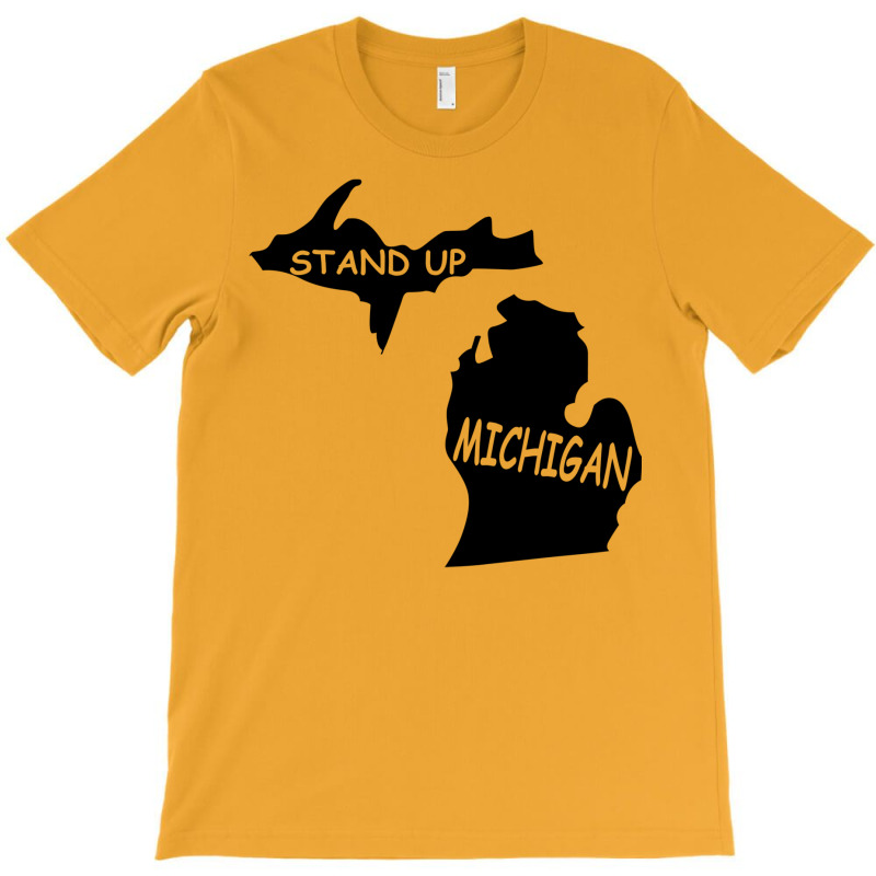 Stand Up Michigan T-shirt | Artistshot