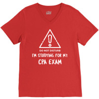 Funny Cpa Exams Cpa Studies Cpa Student 70s V-neck Tee | Artistshot