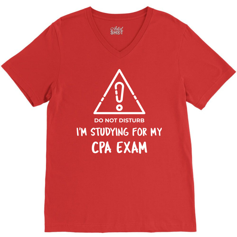 Funny Cpa Exams Cpa Studies Cpa Student 70s V-neck Tee | Artistshot