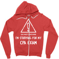 Funny Cpa Exams Cpa Studies Cpa Student 70s Zipper Hoodie | Artistshot