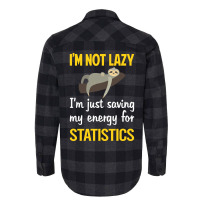 Funny Lazy Statistics Stars Flannel Shirt | Artistshot