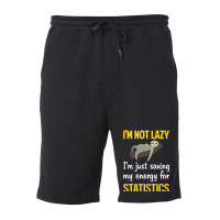 Funny Lazy Statistics Stars Fleece Short | Artistshot