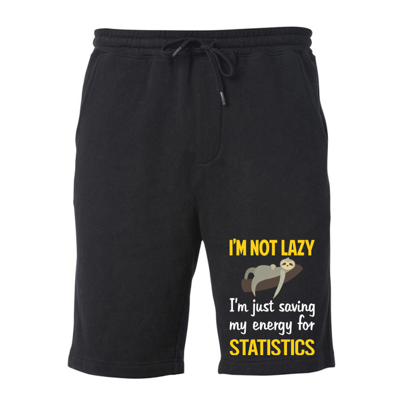 Funny Lazy Statistics Stars Fleece Short | Artistshot