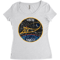 Iss International Space Station Women's Triblend Scoop T-shirt | Artistshot