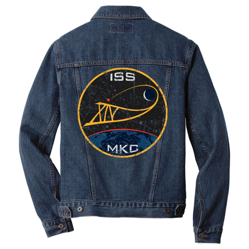 Iss International Space Station Men Denim Jacket by ageezgumbasn | Artistshot