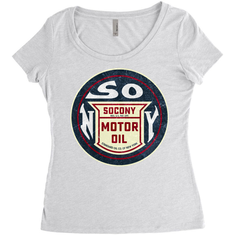 Standard Oil New York Company Vintage Women's Triblend Scoop T-shirt by nwogbomukorov | Artistshot