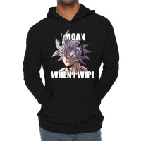 Ultra Instinct I Moan When I Wipe Meme Merch Lightweight Hoodie | Artistshot