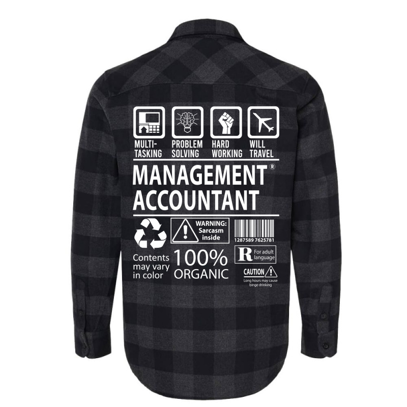 Management Accountant T  Multitasking Certified Job Gift Item Tee Flannel Shirt | Artistshot