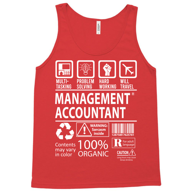 Management Accountant T  Multitasking Certified Job Gift Item Tee Tank Top | Artistshot