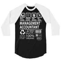 Management Accountant T  Multitasking Certified Job Gift Item Tee 3/4 Sleeve Shirt | Artistshot