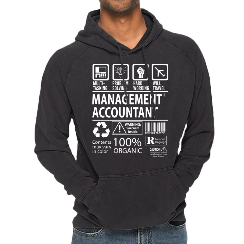 Management Accountant T  Multitasking Certified Job Gift Item Tee Vintage Hoodie | Artistshot