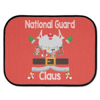 National Guard Claus Santa Christmas Costume Pajama 80s Rear Car Mat | Artistshot