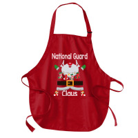 National Guard Claus Santa Christmas Costume Pajama 80s Medium-length Apron | Artistshot