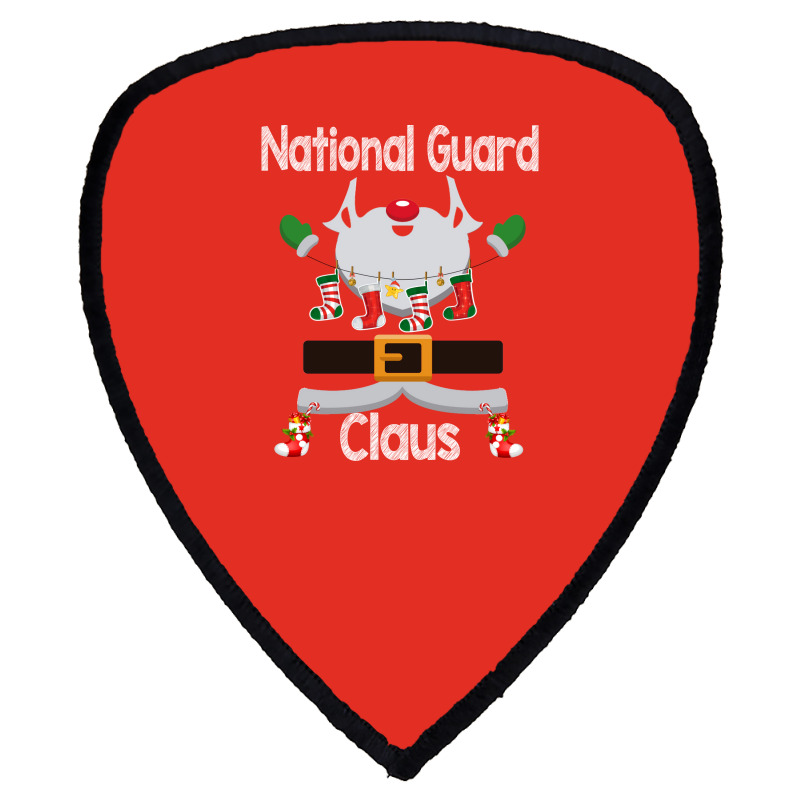 National Guard Claus Santa Christmas Costume Pajama 80s Shield S Patch | Artistshot