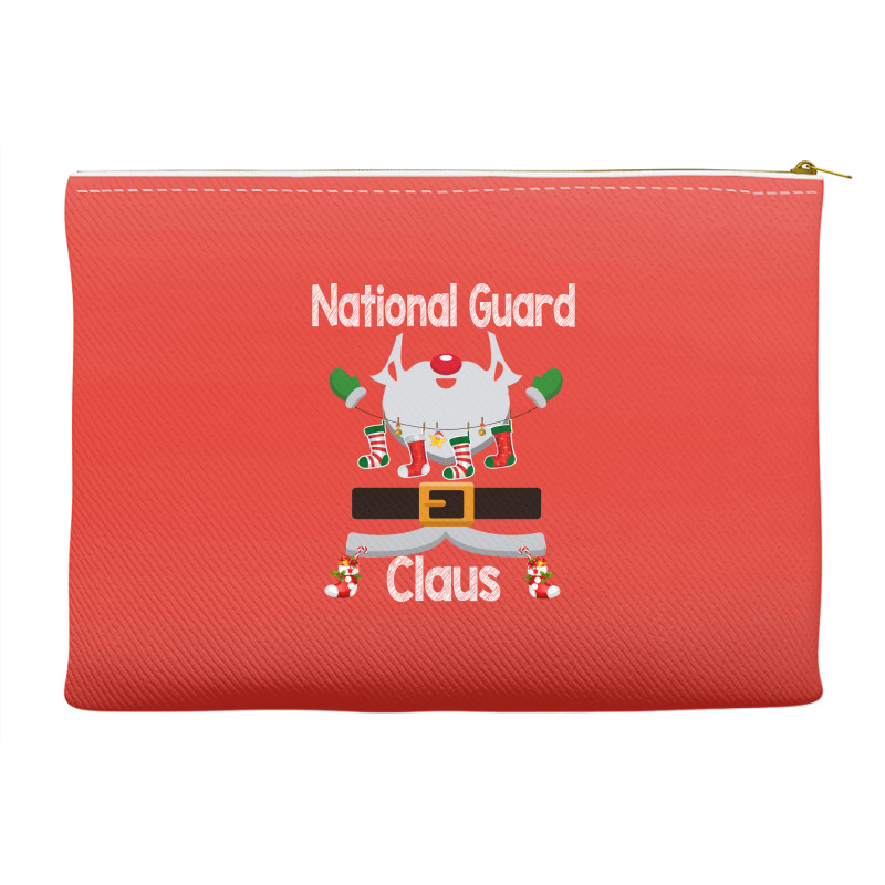 National Guard Claus Santa Christmas Costume Pajama 80s Accessory Pouches | Artistshot