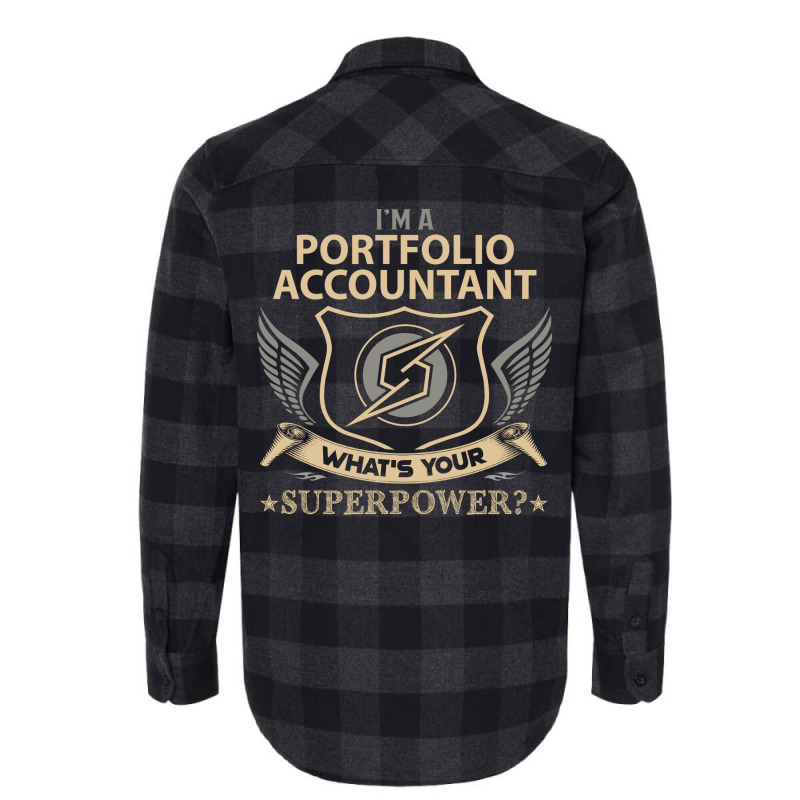 Portfolio Accountant T  Superpower Gift Item Tee Flannel Shirt | Artistshot