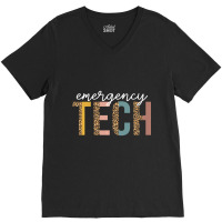 Limited Edition Emergency Room Technician Er Tech Nurse Technologist V-neck Tee | Artistshot